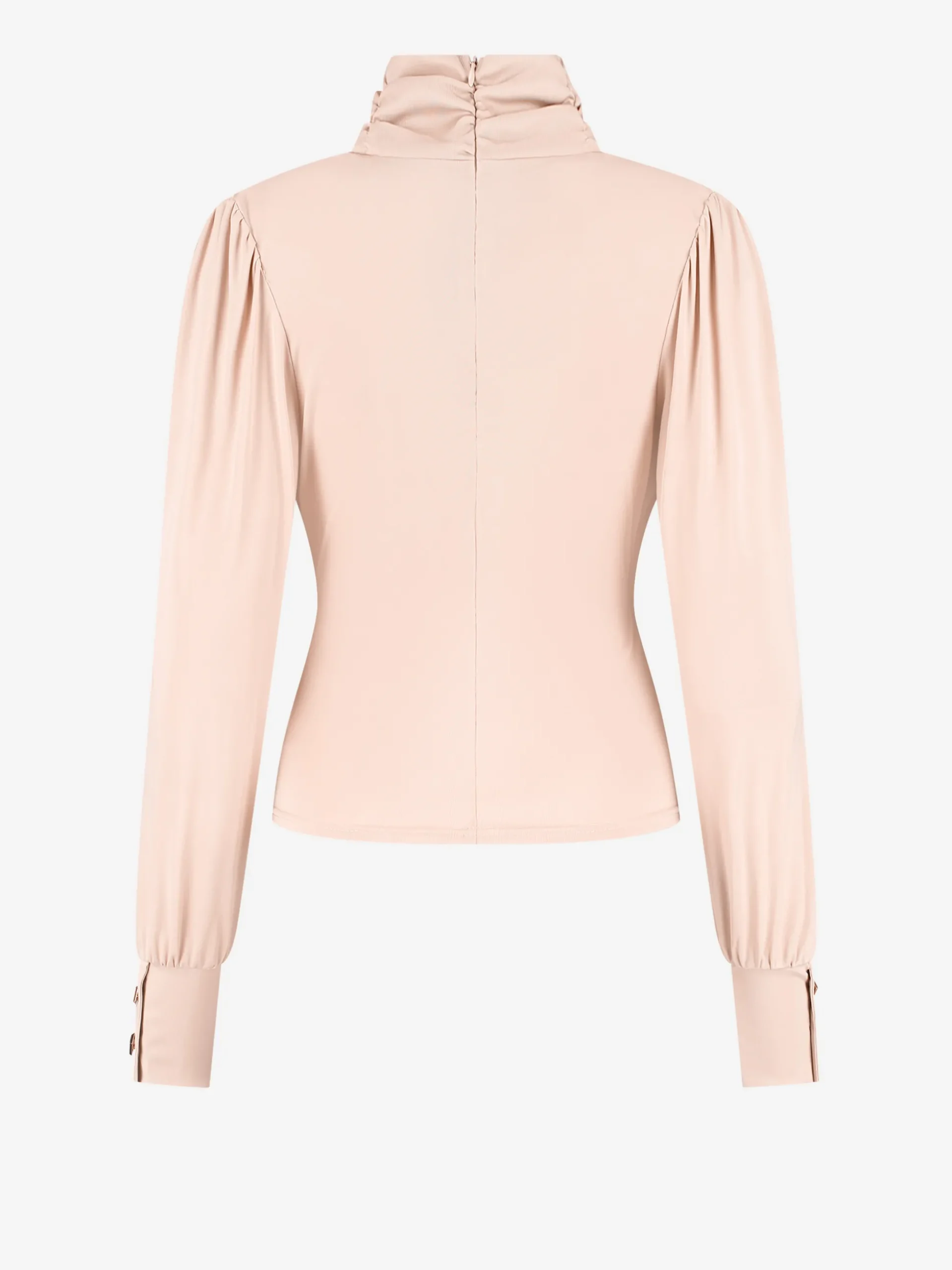 Top met col en open detail bij hals