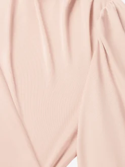 Top met col en open detail bij hals