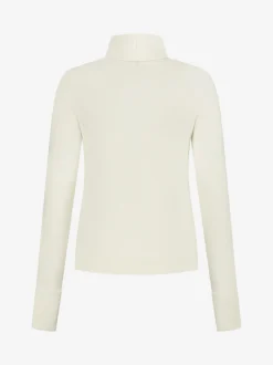 Top met cut-out en col