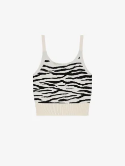 Top met zebra print