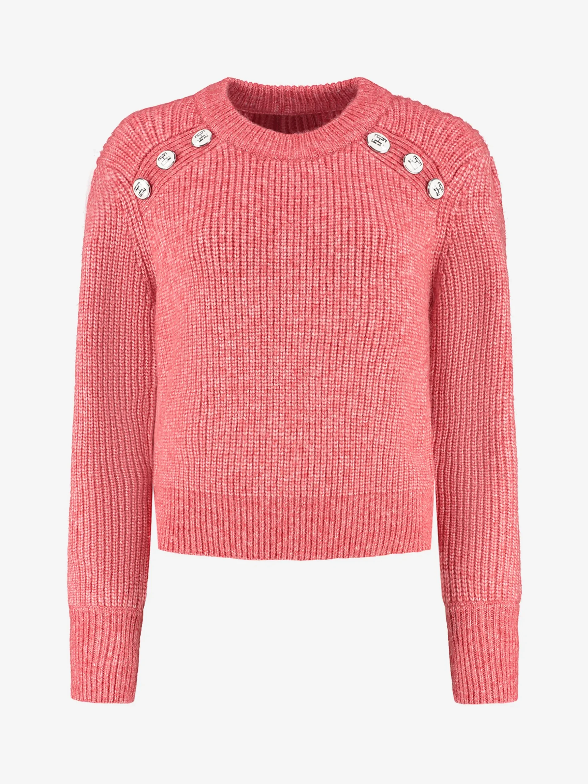 Trui met FH knopen detail