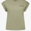 T-shirt met boxy fit