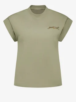 T-shirt met boxy fit
