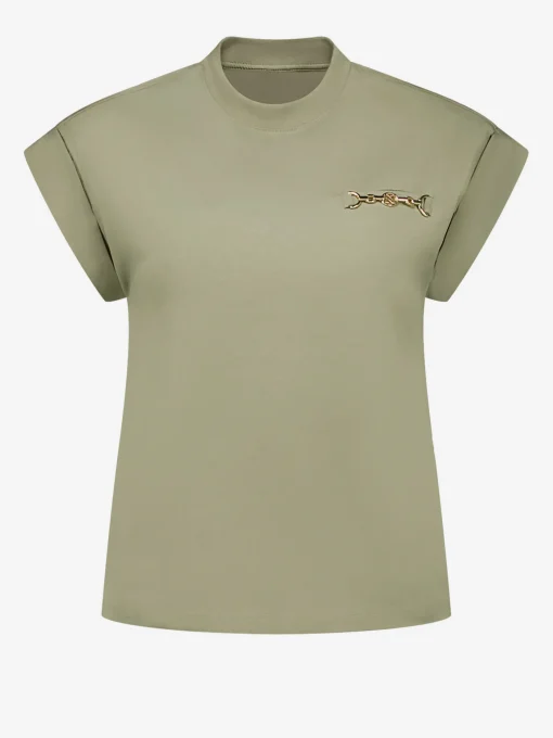 T-shirt met boxy fit