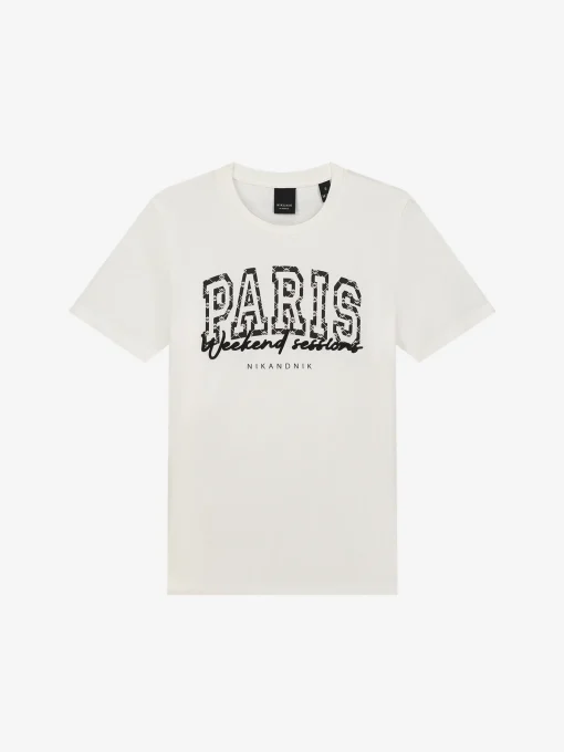 T-shirt met paris print