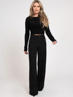Wide leg broek