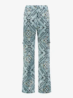 Wijde broek met print