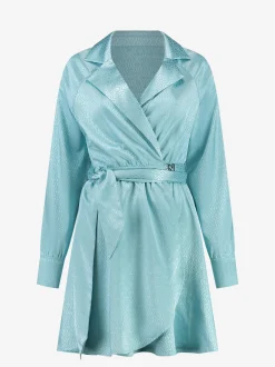 Wrap Dress met all over N dress